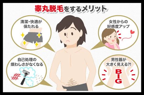 睾丸（金玉）に生えている毛は処理した方がいい？ 自己処理の。